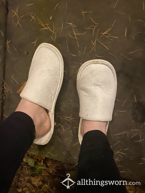 Worn Spa Slippers