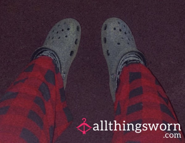 ✨ Worn Sparkly Crocs ✨