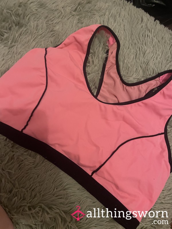 Worn Sports Bra