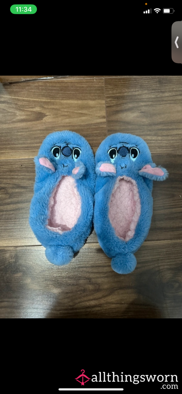 Worn Stitch Slippers