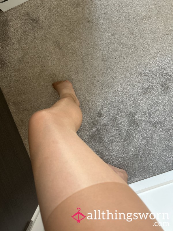 Worn Tan Tights