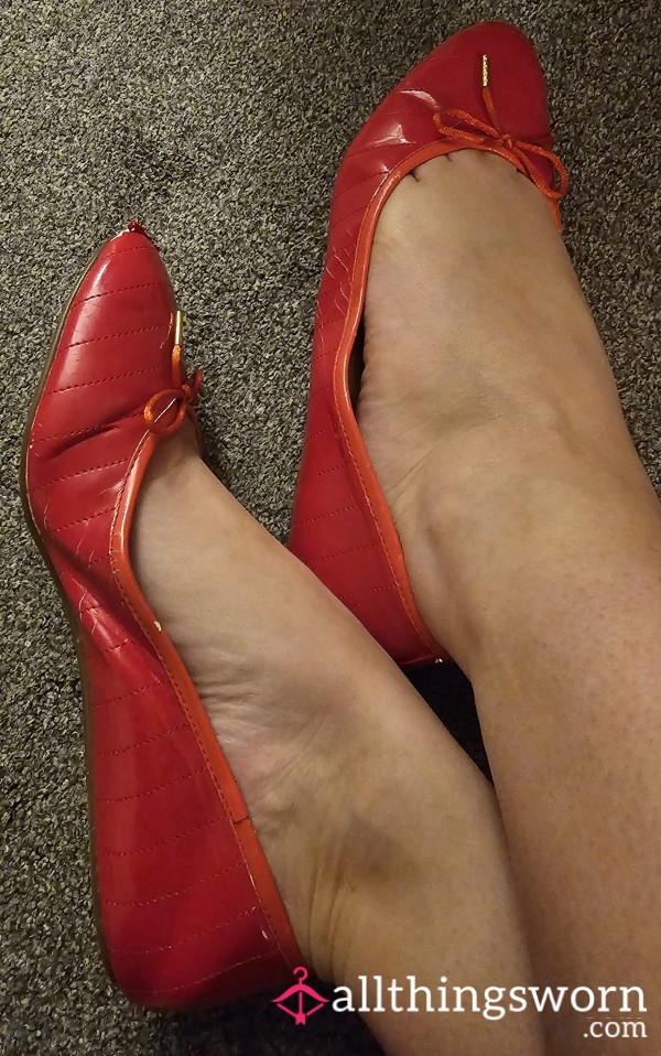 Worn Ted Baker Ballet Pumps