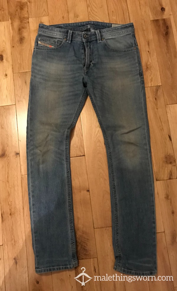 Worn & Used Diesel Skinny Jeans With Crotch Hole - Ready To Be Torn Apart