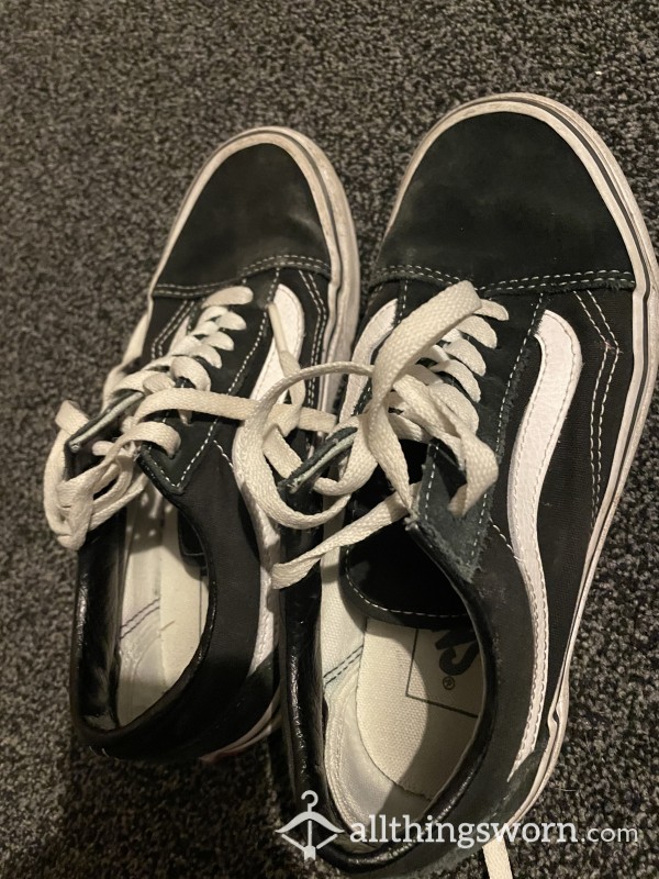 Worn Vans Trainers