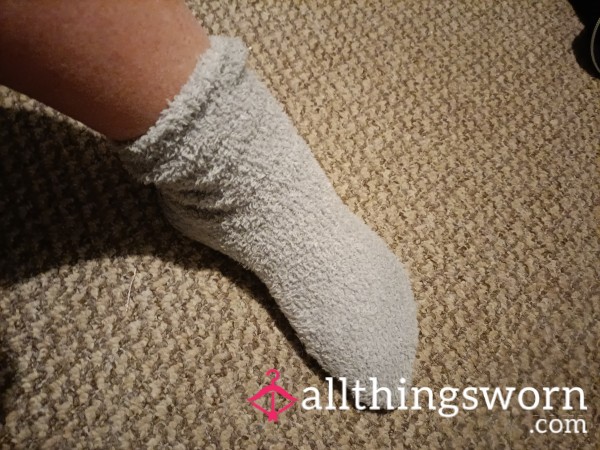 Worn Warm Fluffy Socks