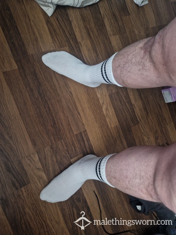 Worn White Socks