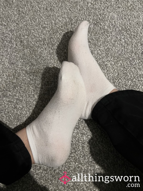 Worn White Socks 💓