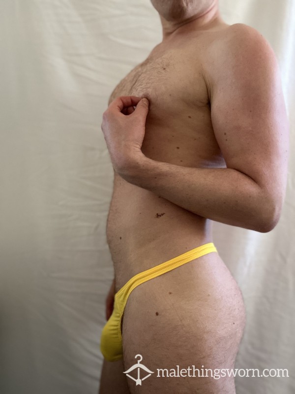 Worn Yellow Thong