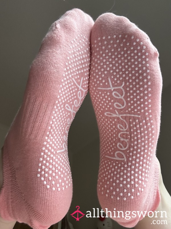 Worn Yoga Socks