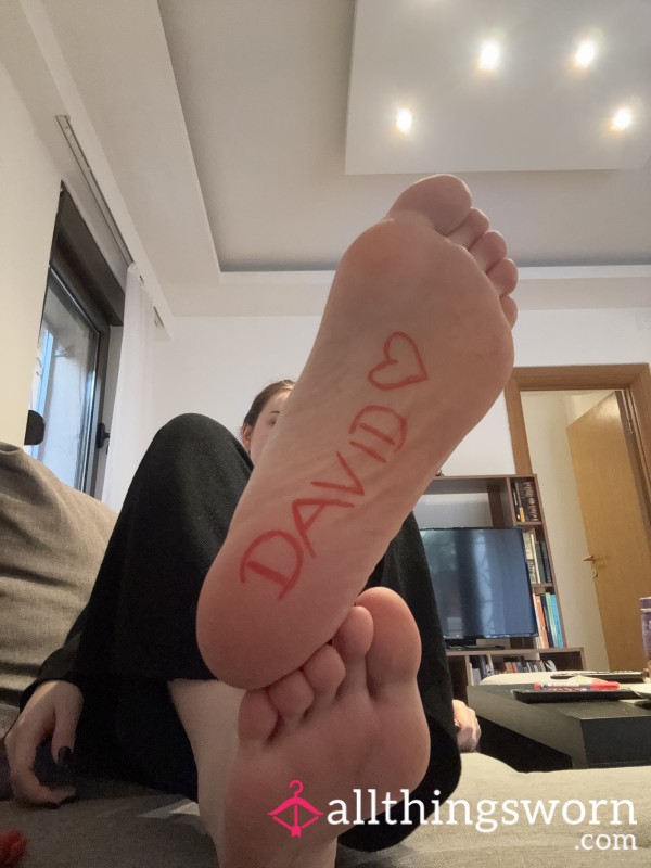 Writing Your Name On My Feet