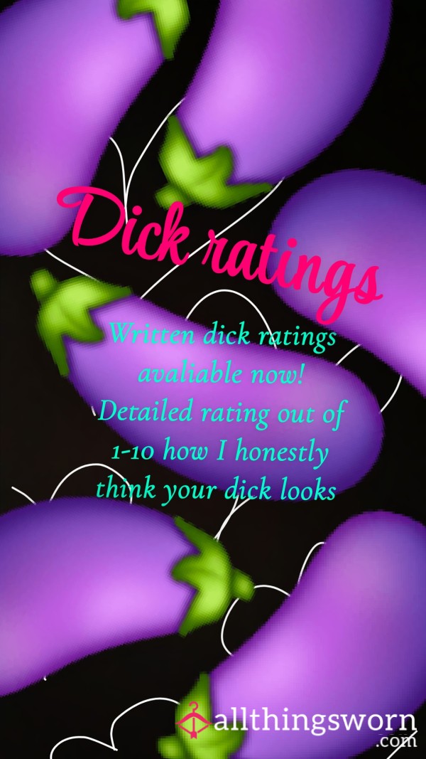 Written D*ck Ratings