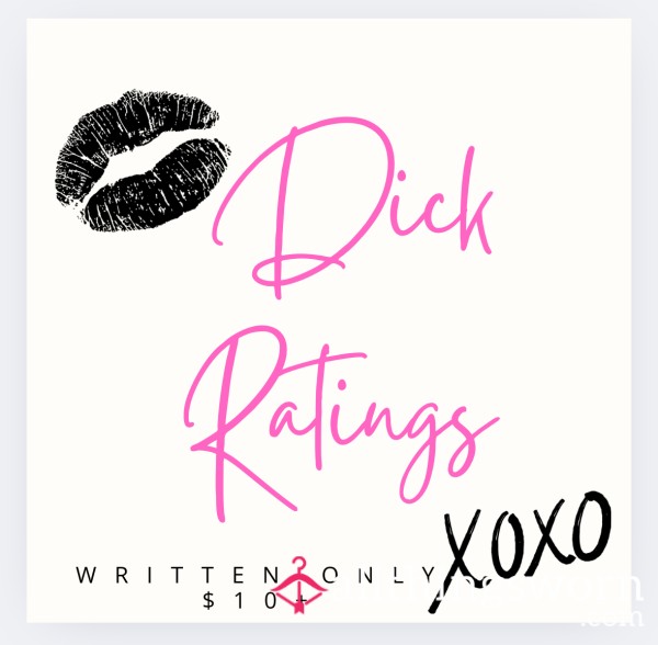 Written D*ck Ratings