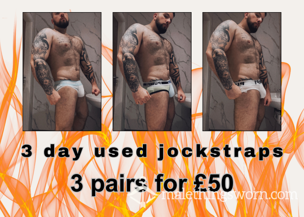 X3 Pairs Of Used Jocks With Customisation