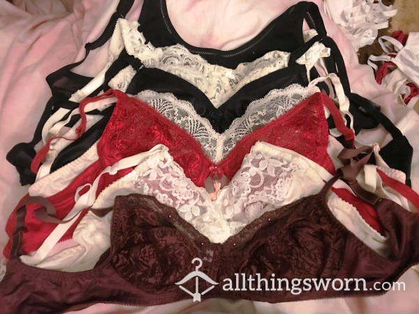 X7 Bras 34C, Red, Purple, Pink, White, Black