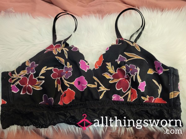 XL Auden Flor*l Unlined Bralet