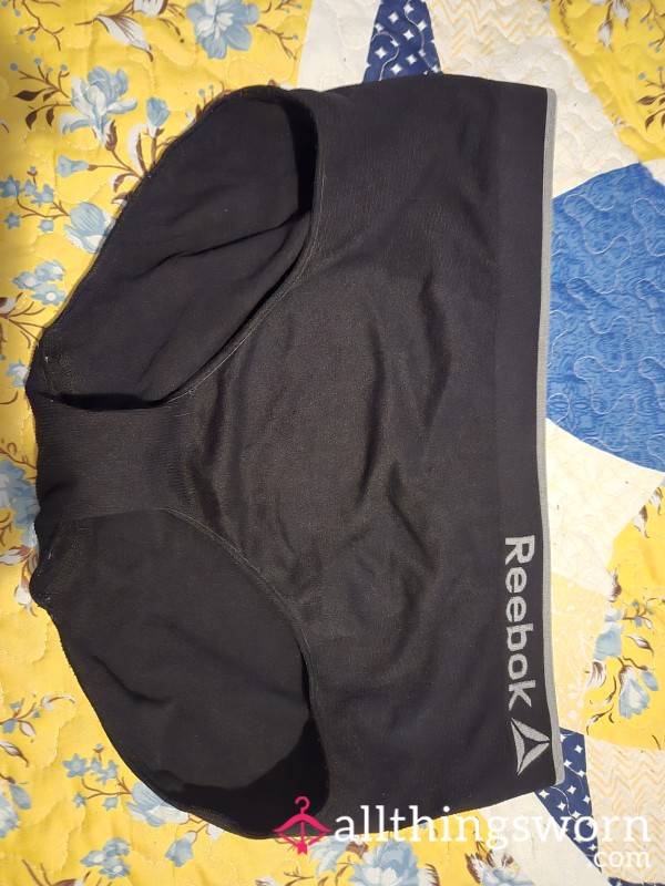 Xl Black High Waisted Reebok Panties