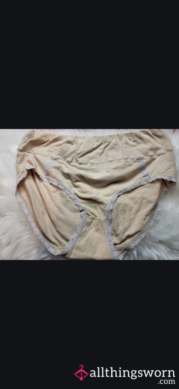 XL High Waisted Nude Panties