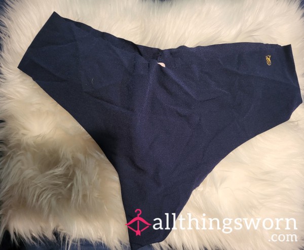 XL Navy Pink VS No Show Thong