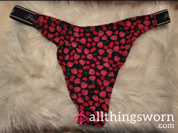 XL PINK Berry Cherry Thong - 1 Save