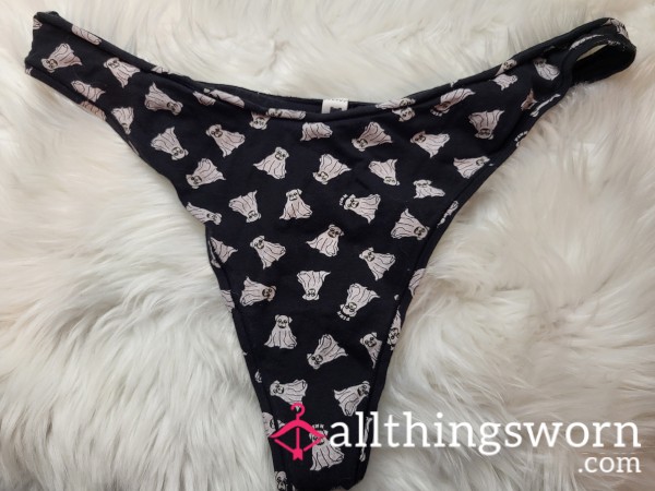 XL PINK Ghost Dog Thong