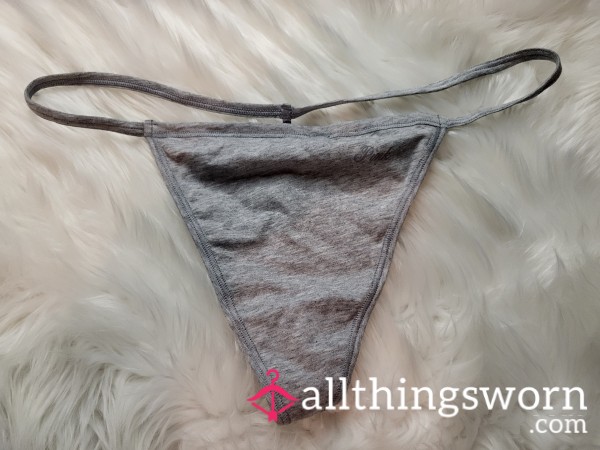 XL PINK Grey Vstring