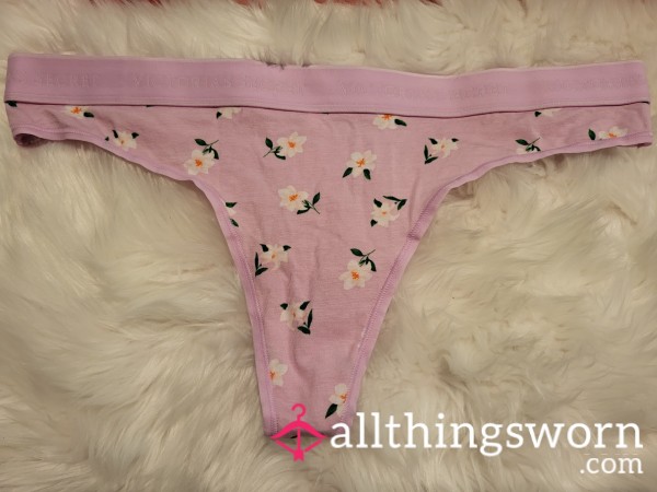 XL Victoria Secret Flor*l Thong