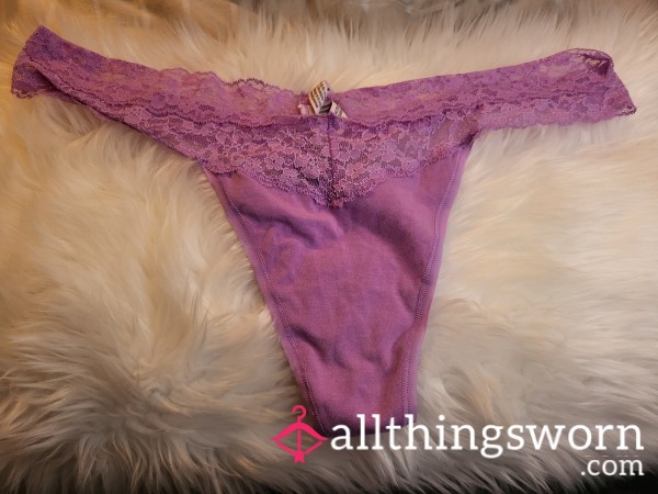 XL Victoria Secret Purple Thong