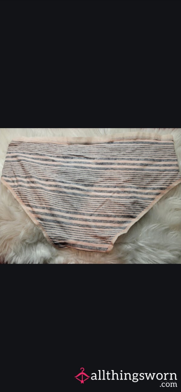 XL Victoria Secret Striped Hipster Panties