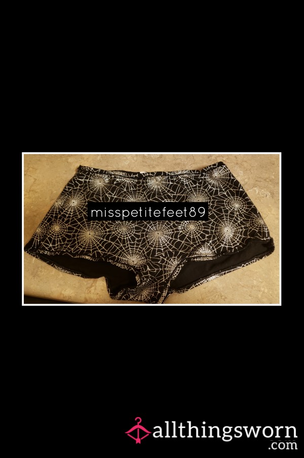 XL Victoria's Secret Cotton Spiderweb Boyshorts