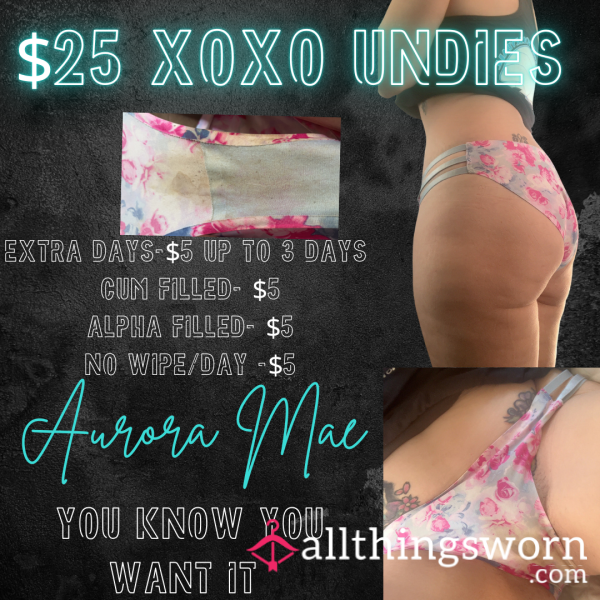 XoXo Panties - Large (fit Well For Medium Girls Like Me Though)