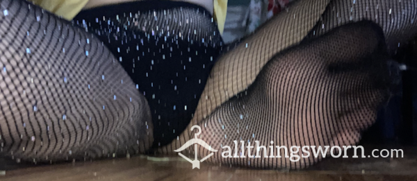 XS Glittery Fishnets; 24hr Wear.