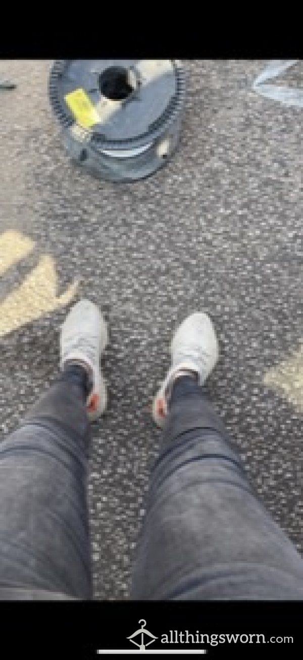 Yeezy Trainers Worn To Death And Sweaty