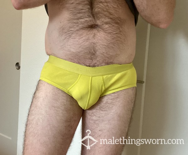 Yellow 2xist Cotton Briefs