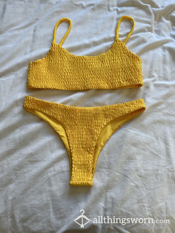 Yellow BIKINI Worn From Ebony Goddess Eve 🌼