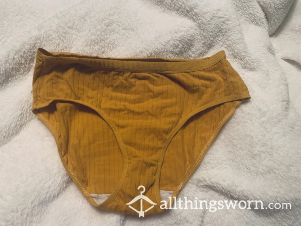 Yellow Hipster Panties