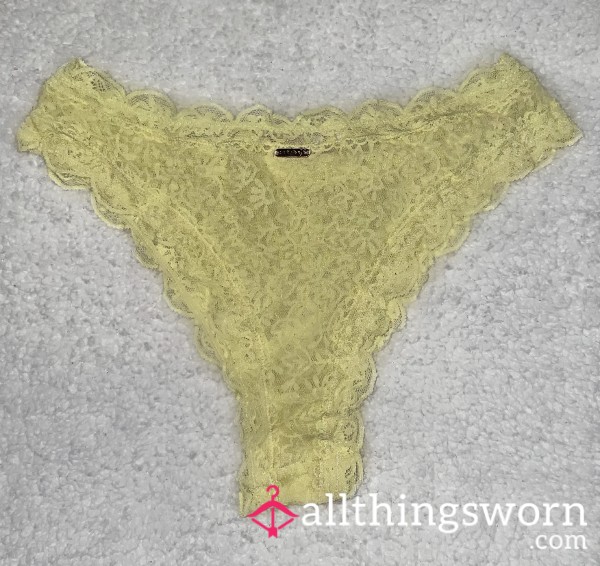 Yellow Lace Panties