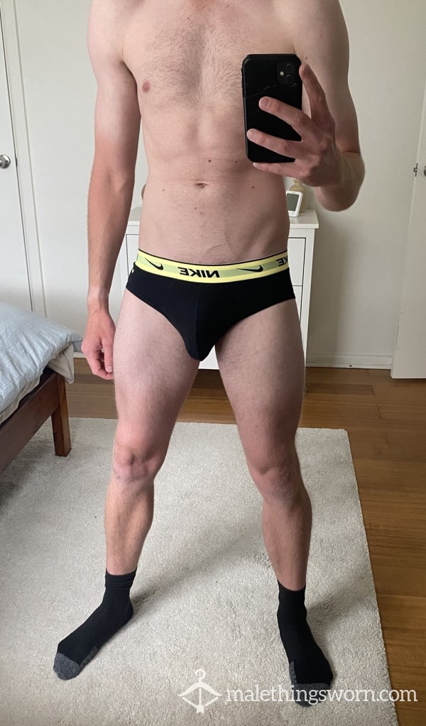 Yellow Nike Briefs