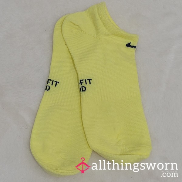 Yellow Nike Socks