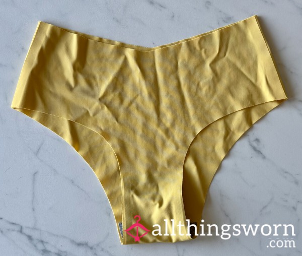 Yellow Nylon Panties