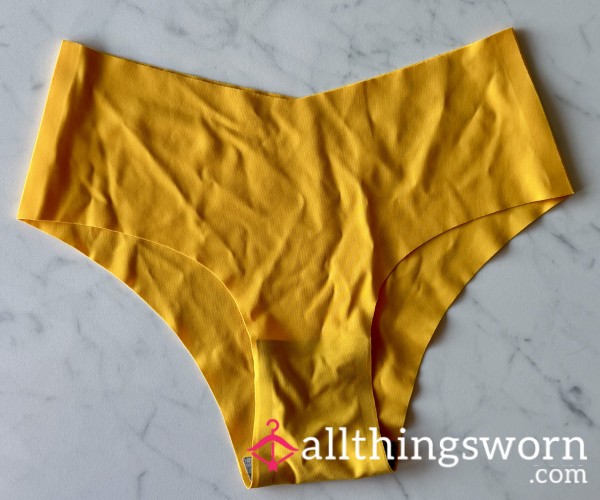 Yellow Nylon Panties