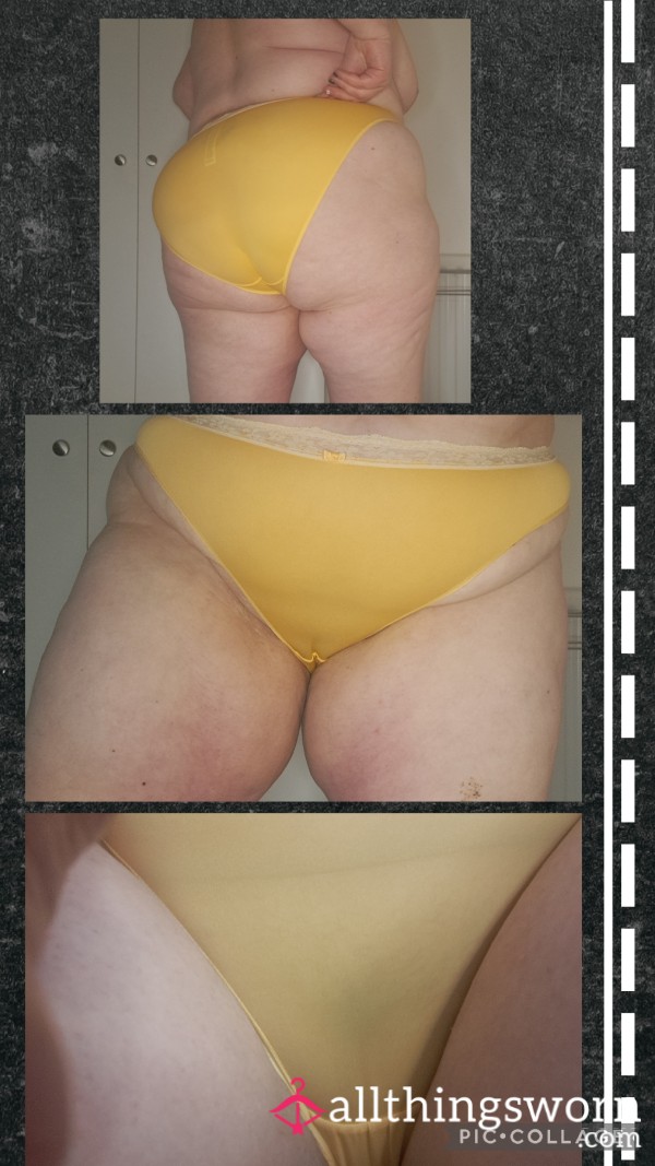 Yellow Panties - Size 16-18