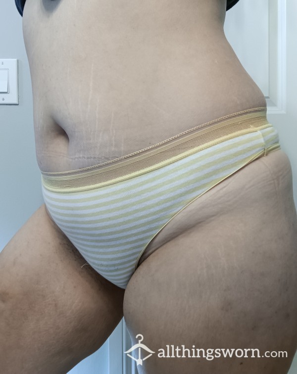 Yellow Stripes Thong