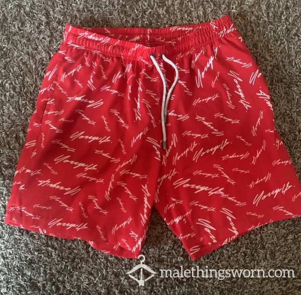 (CLEARANCE!) YLA Red Casual/Swimshorts