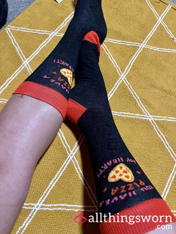 “You Have A Pizza My Heart” Crew Socks