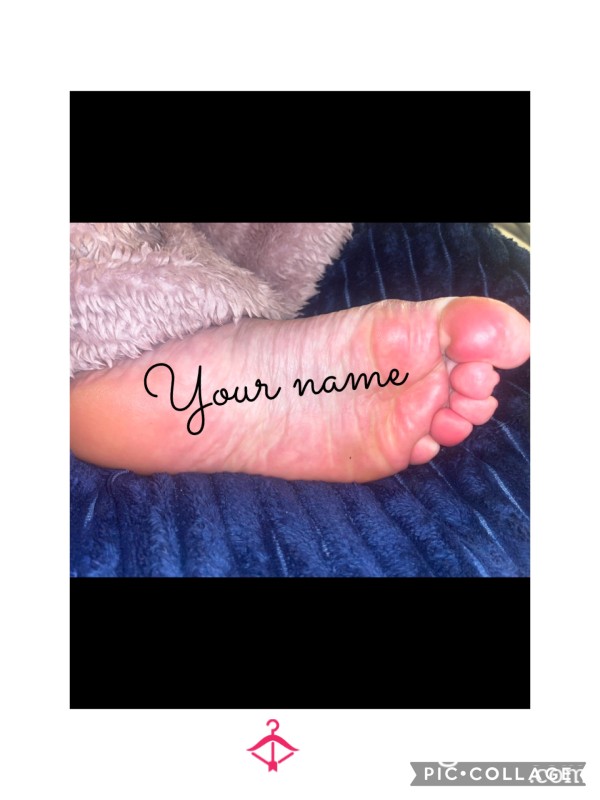 Your Name On My Feet 🦶🏻