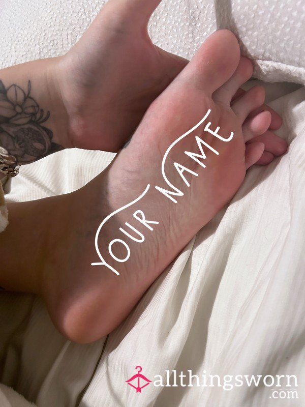 ‘Your Name On My Soles’ Photo