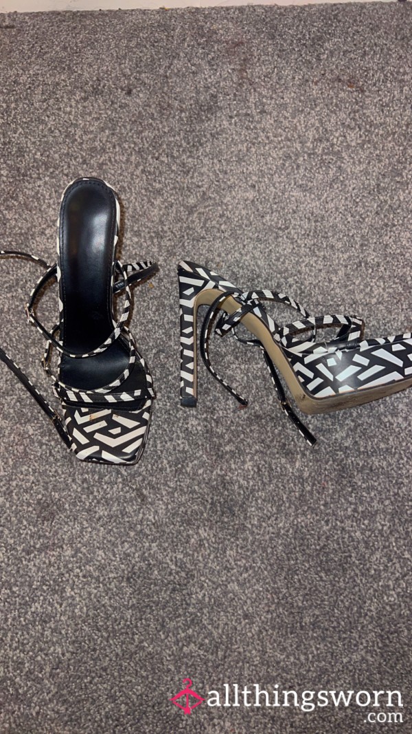 Zebra Print Heels